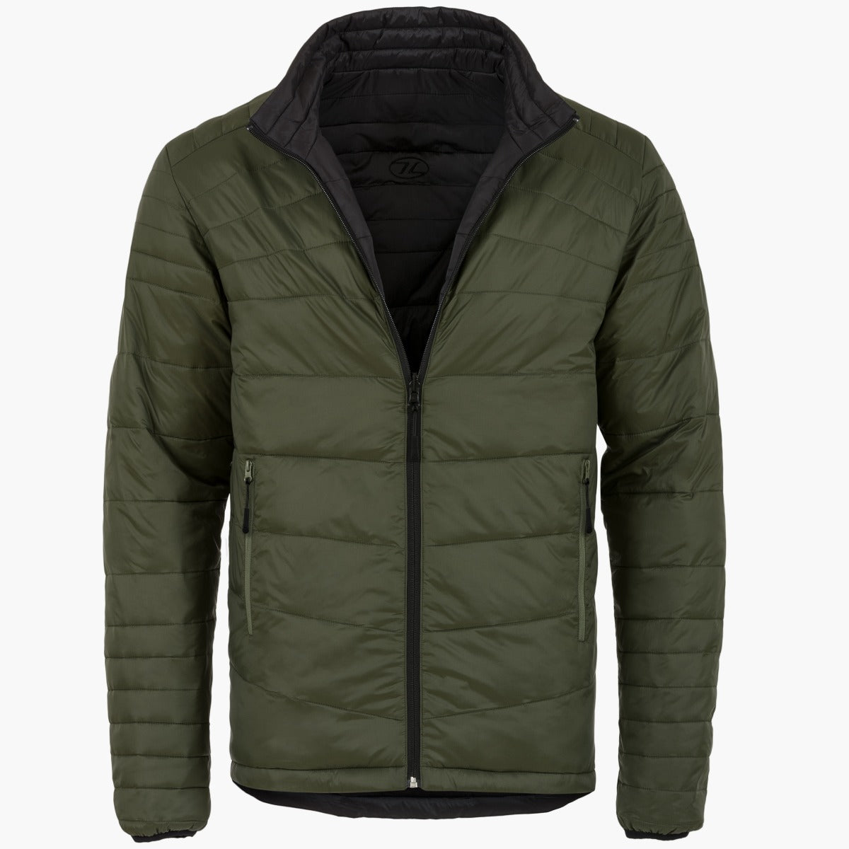 Highlander Reversible veste homme isolée olive noir