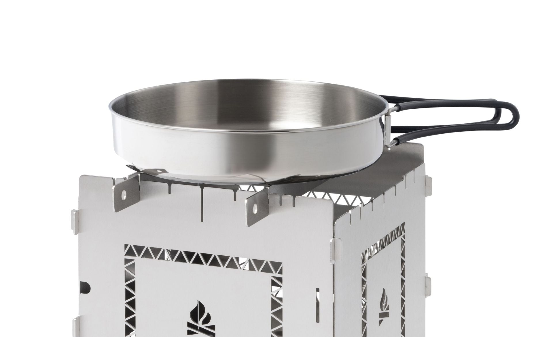Bushcraft Essentials Bushbox XXL Campfire supports pot inox 113 g
