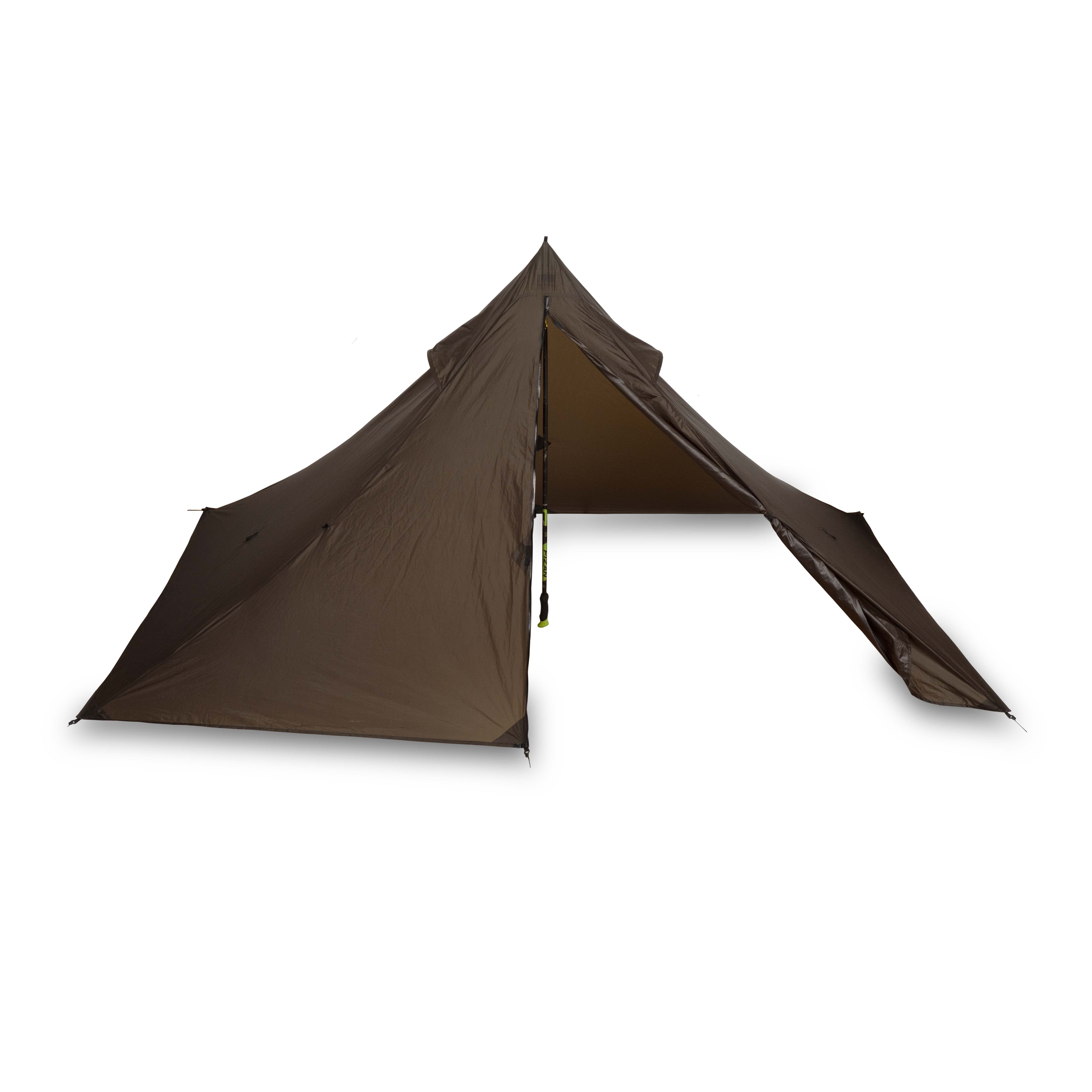 Hyberg ExploMid II tente pyramide 2 places Silpoly 450 g