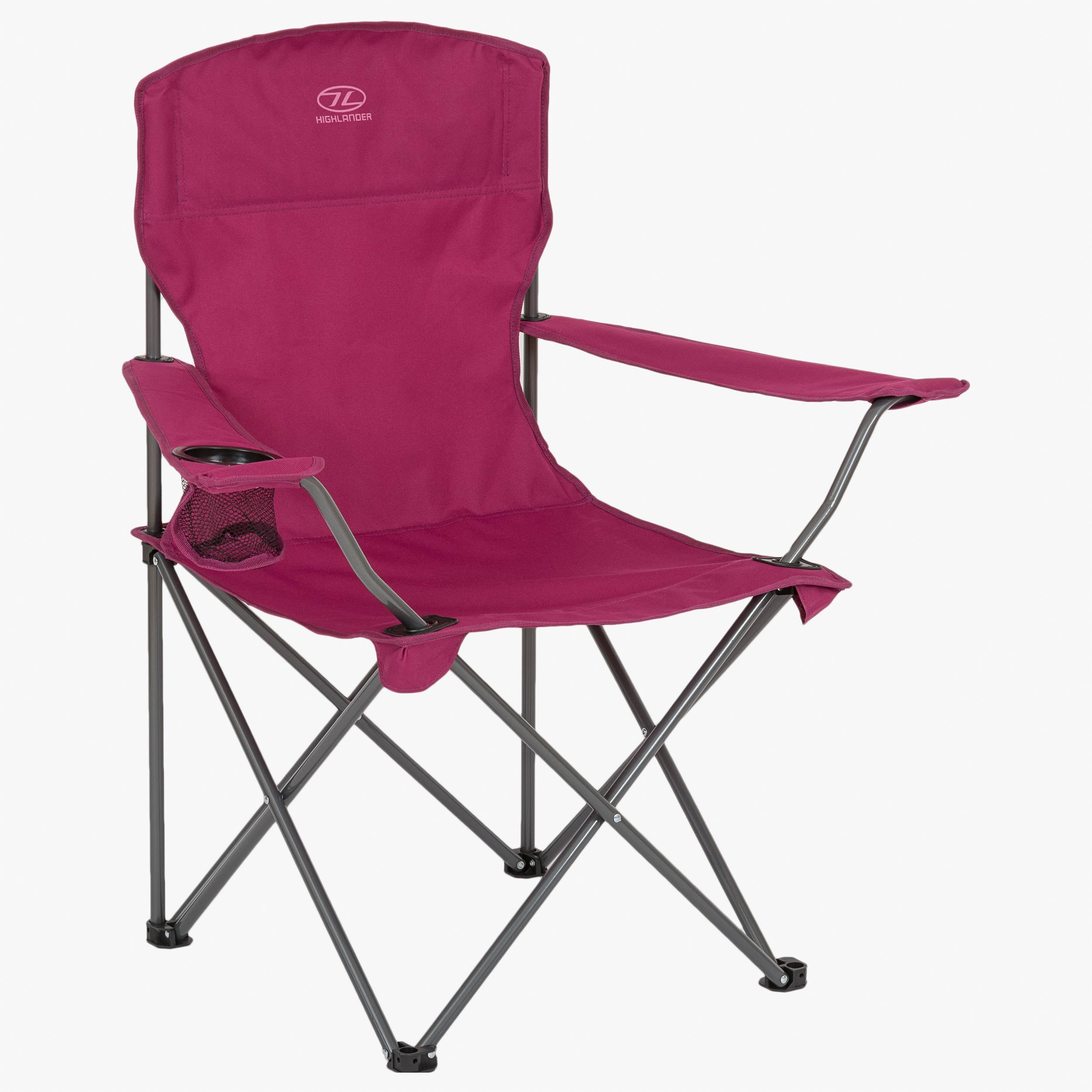 Highlander Edinburgh Chaise Camping Bleu Marine 2,4 kg