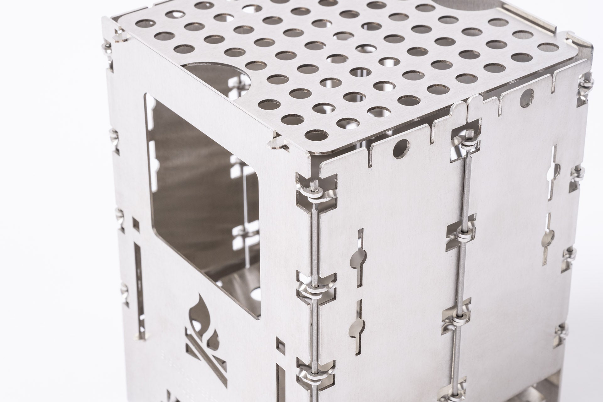 Bushcraft Essentials Universalrost Bushbox LF grille inox