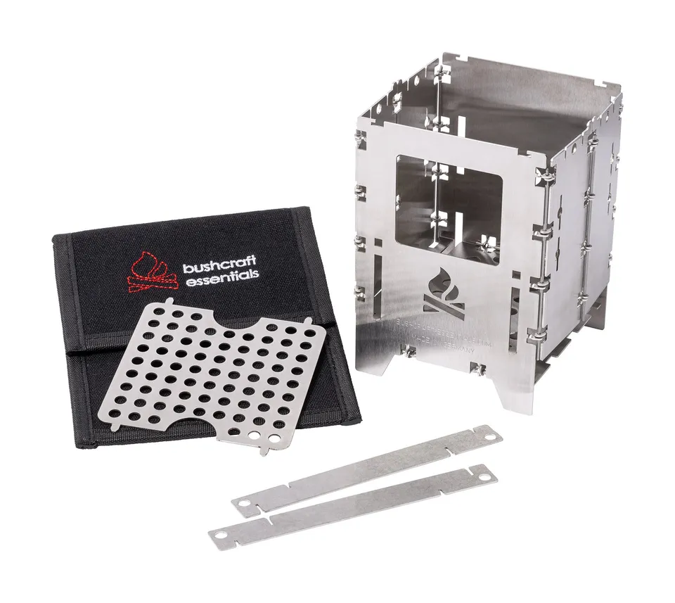 Bushcraft Essentials Bushbox LF set réchaud bois inox B-Ware