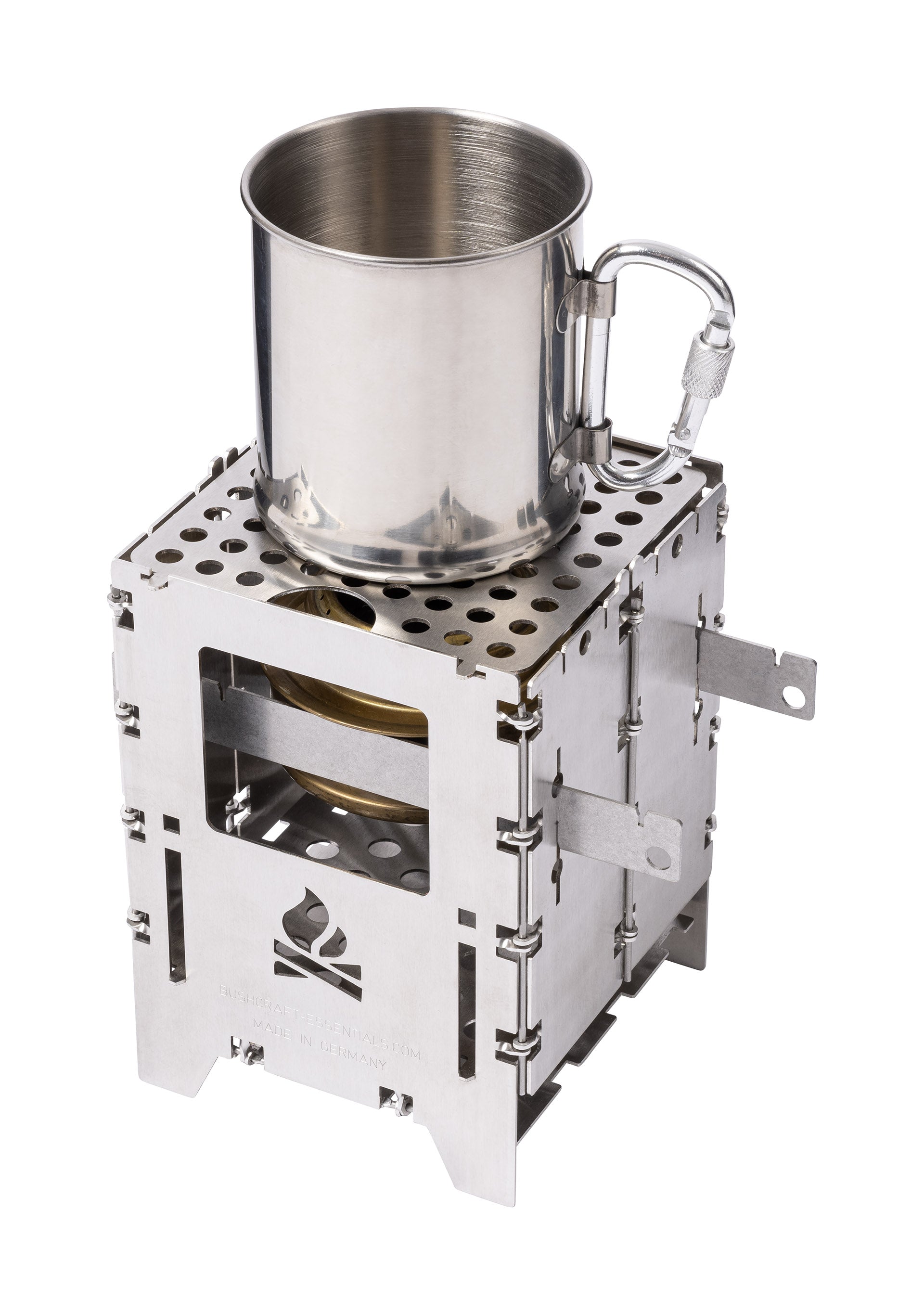 Bushcraft Essentials Universalrost Bushbox LF grille inox