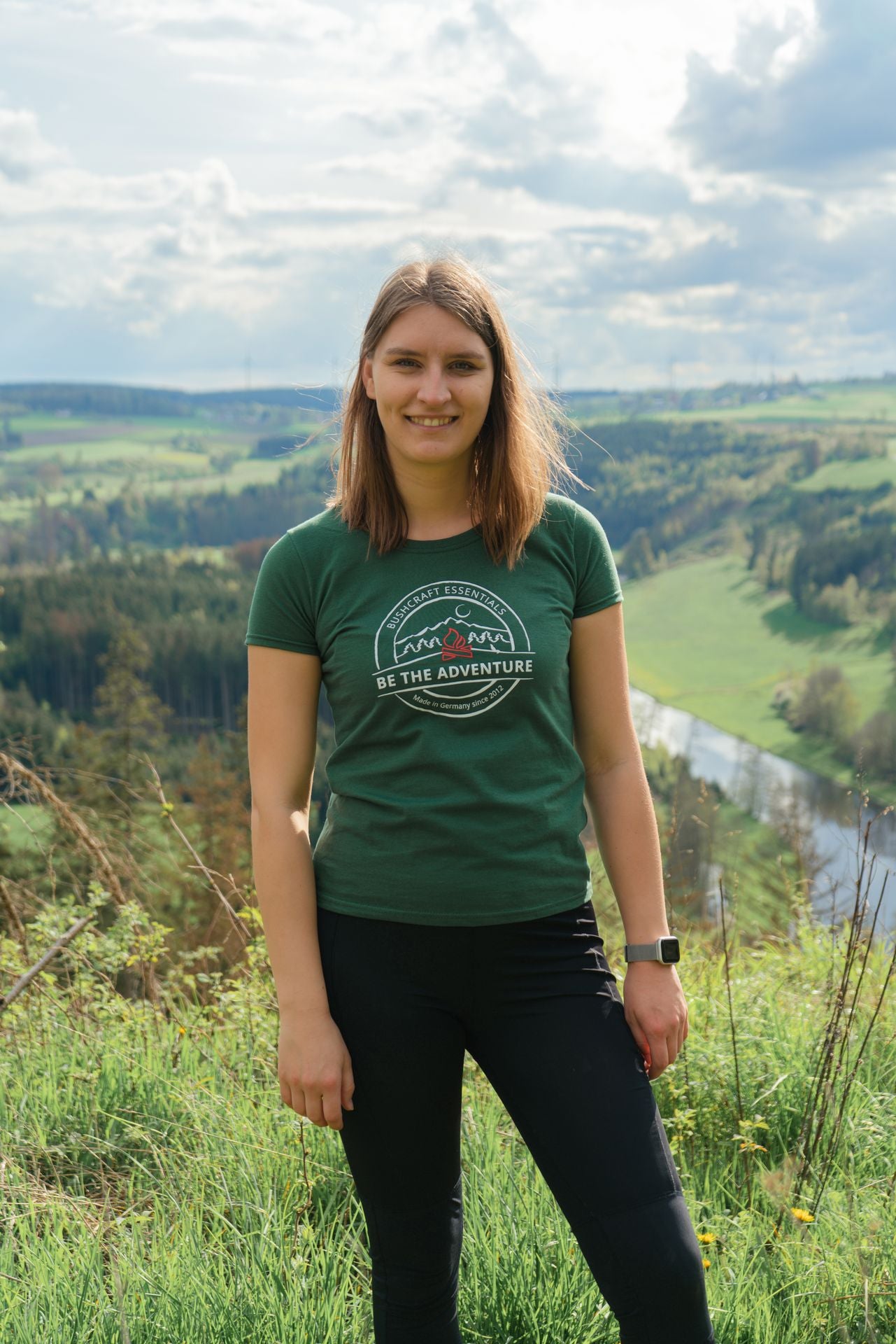 Bushcraft Essentials BE THE ADVENTURE t-shirt femme S Noir