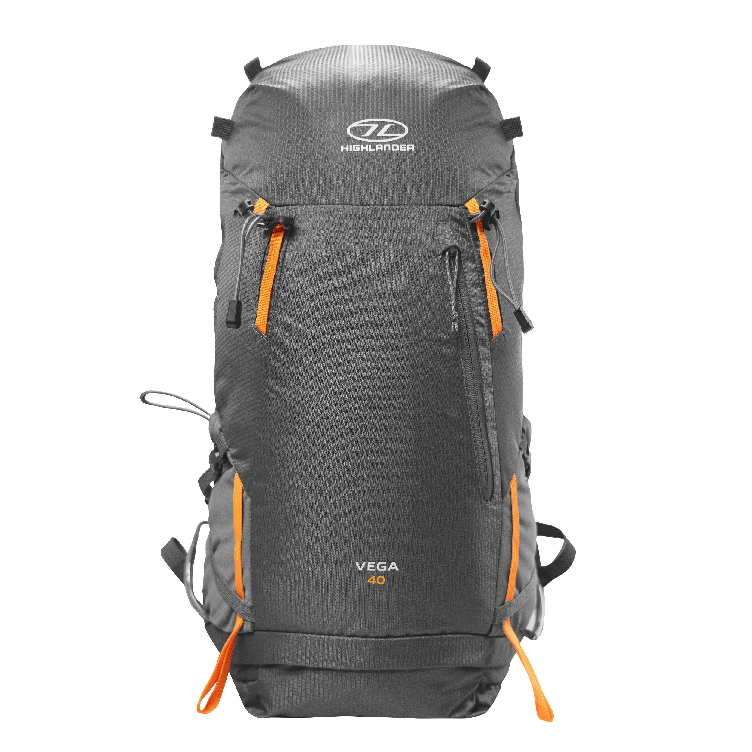 Highlander Vega Sac à Dos 40L Graphite Trek Léger Ventilé Homme