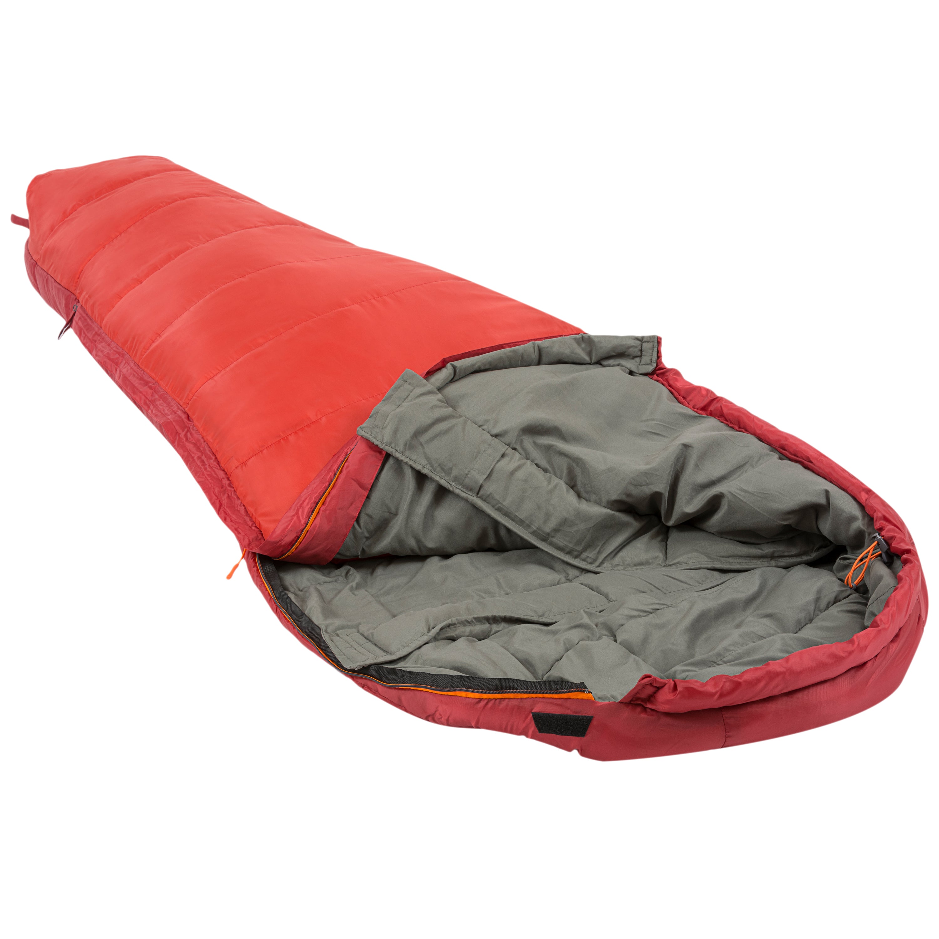 Highlander Echo 250 sac de couchage momie rouge 2-3 saisons