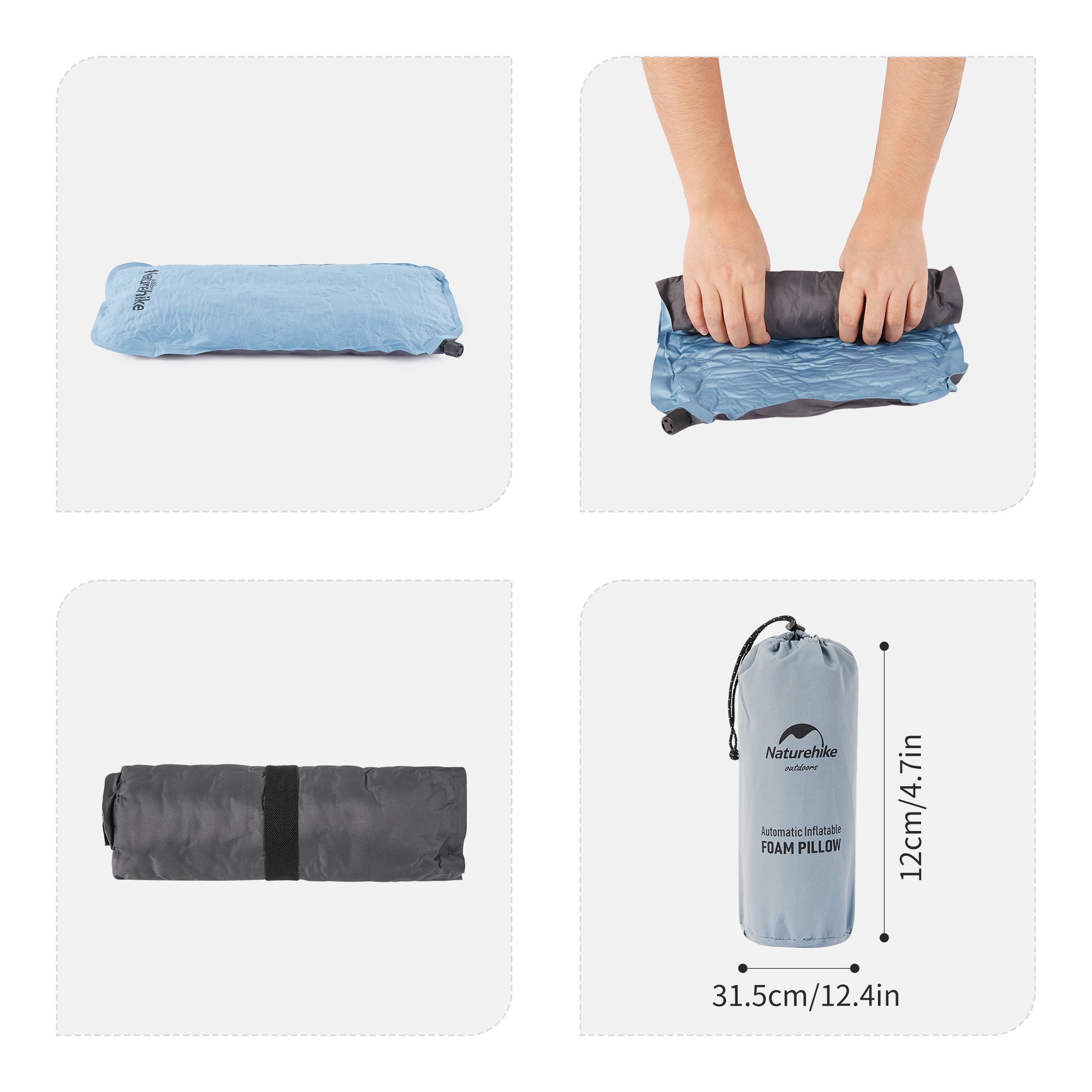 Naturehike Xinmian oreiller camping autogonflant Jaune