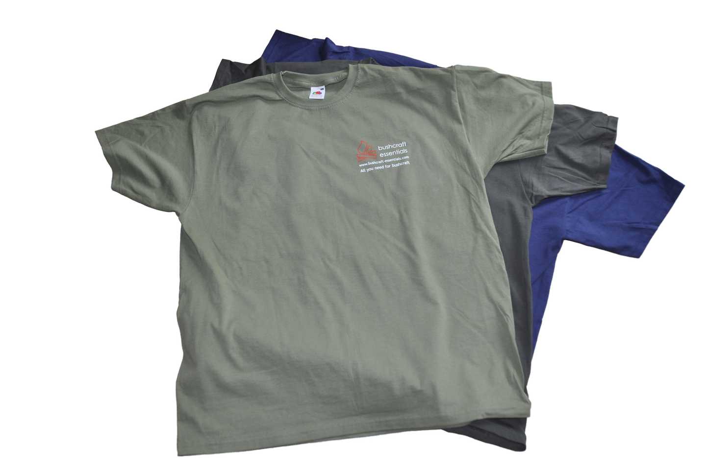 Bushcraft Essentials Lifestyle t-shirt coton oliv M logo