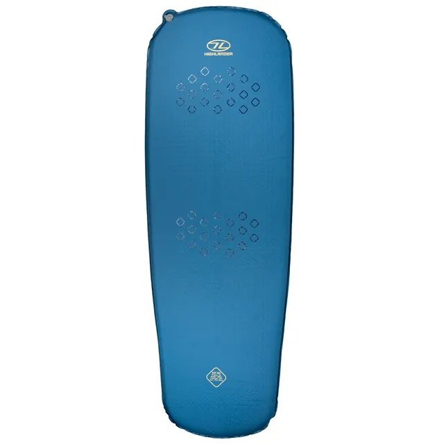 Highlander Kip matelas camping autogonflant 50 mm bleu