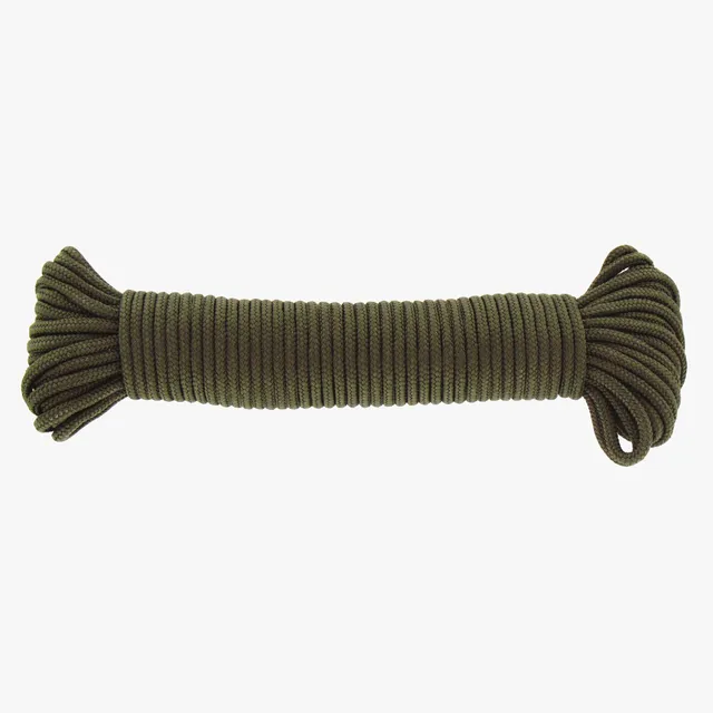 Highlander Survival corde utilitaire 3 mm x 15 m olive