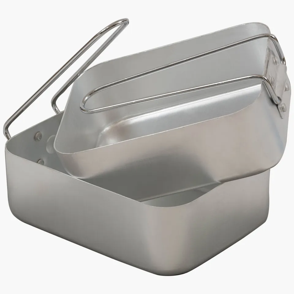 Highlander gamelle camping aluminium 400 g lot de 2