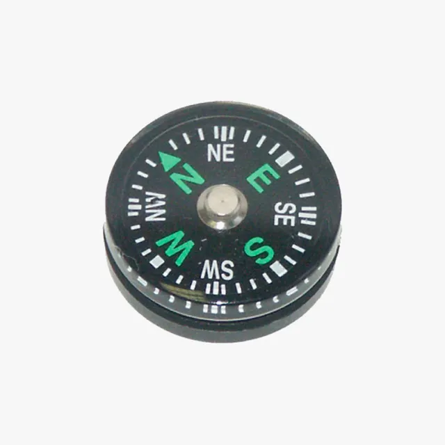 Highlander Button Compass mini-boussole bouton survie