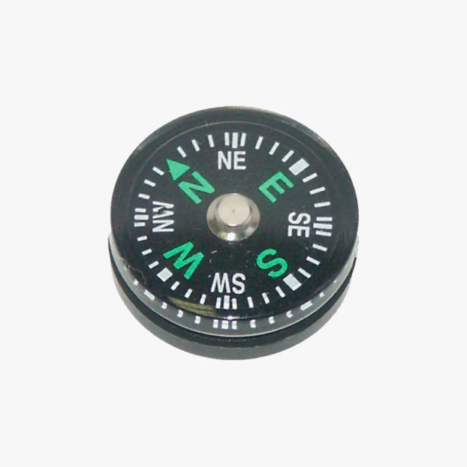 Highlander Button Compass mini-boussole bouton survie