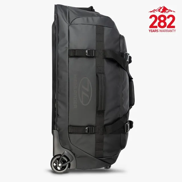 Highlander Trailer Duffel sac voyage 100L noir à roulettes