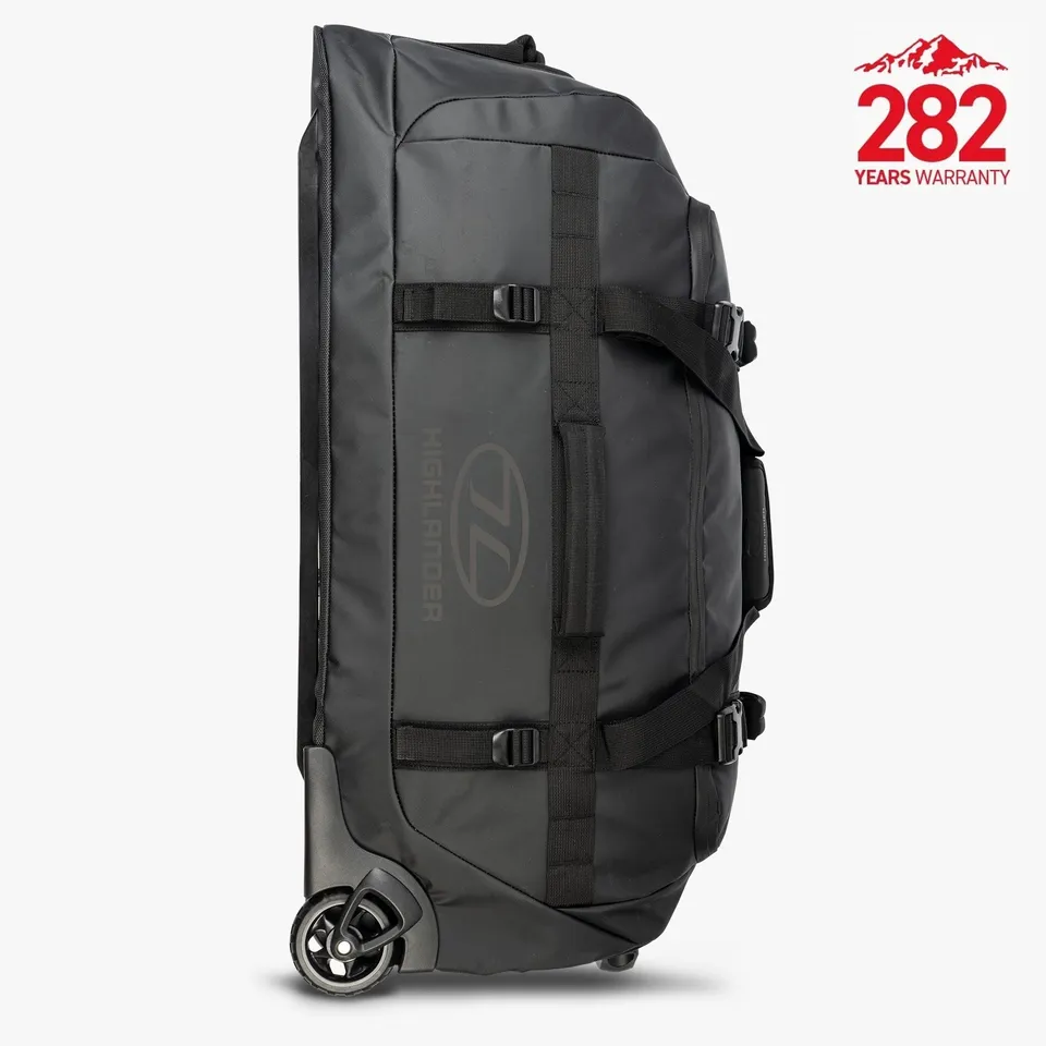 Highlander Trailer Duffel sac voyage 100L noir à roulettes