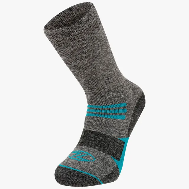 Highlander Wool chaussettes randonnée grises chaudes