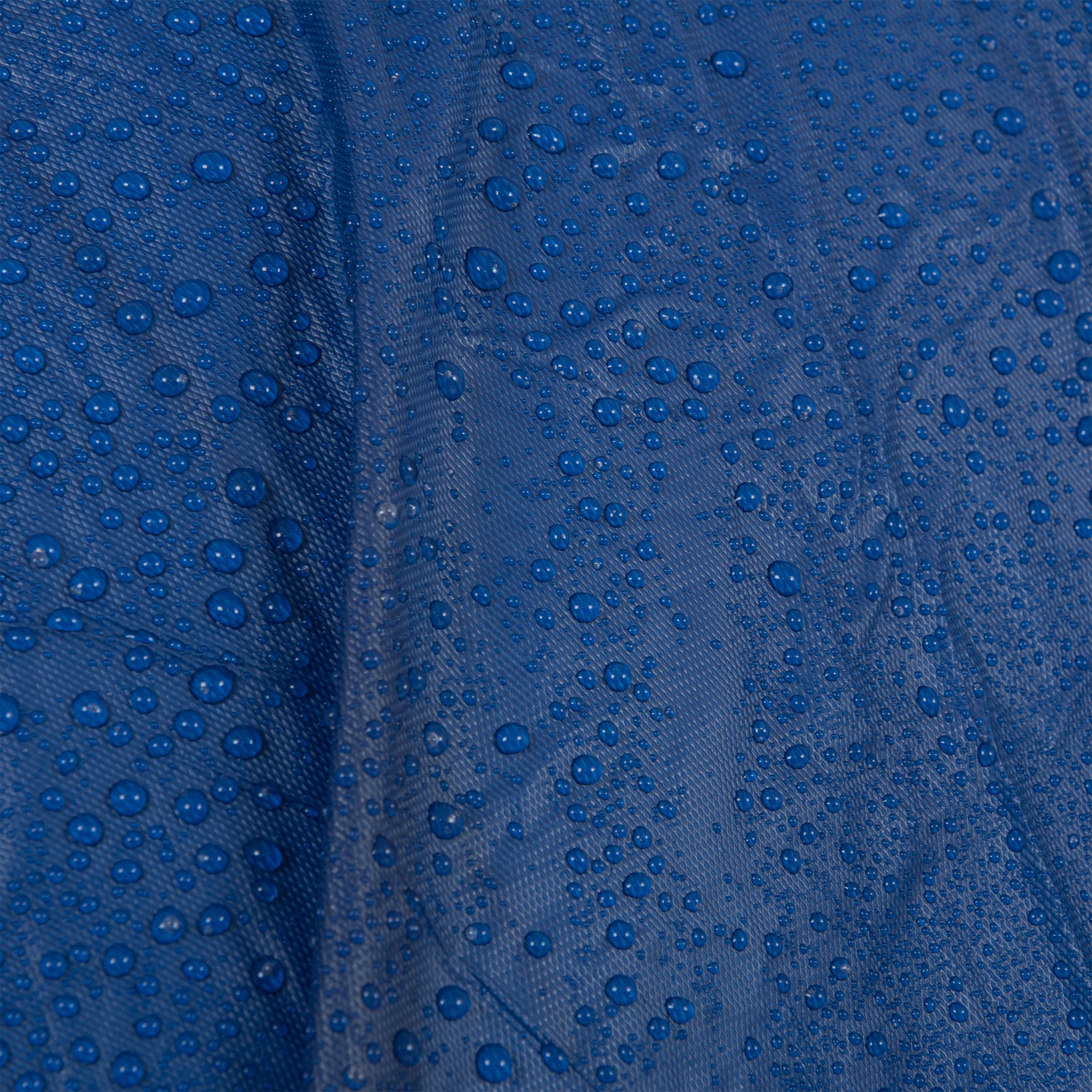 Highlander Poncho imperméable PEVA à capuche bleu