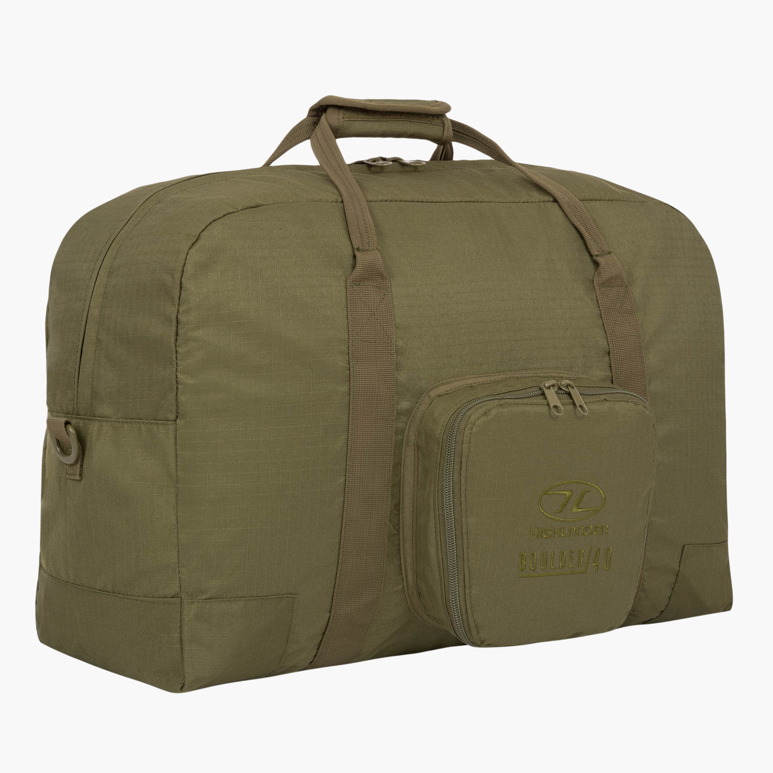 Highlander Boulder sac voyage 40L noir pliable léger