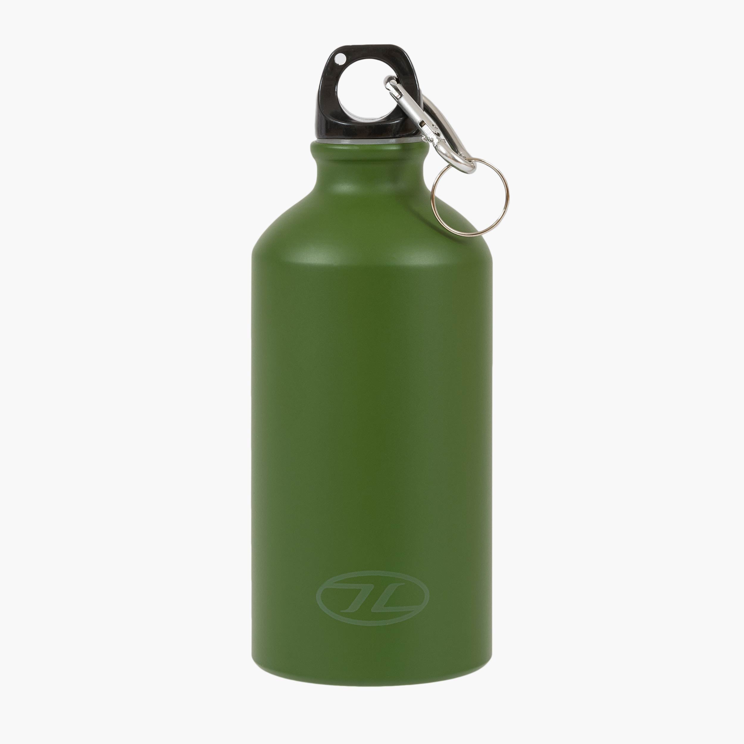 Highlander Camping Accessories Gourde Aluminium 500ml Noire sans BPA
