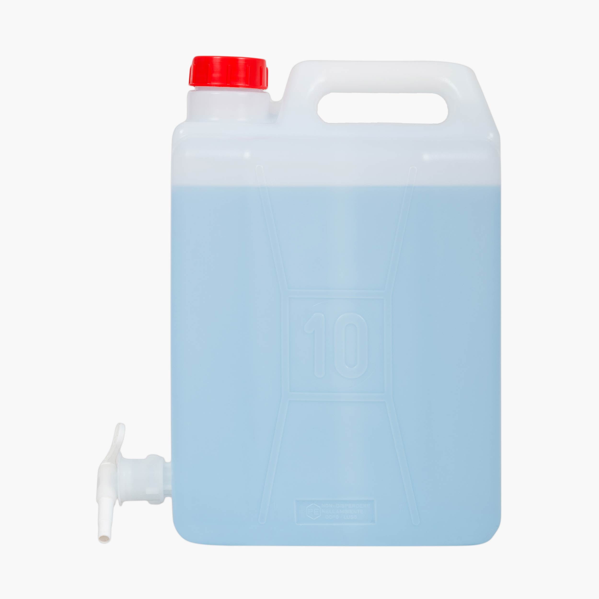 Highlander bidon eau 10L avec robinet bleu camping