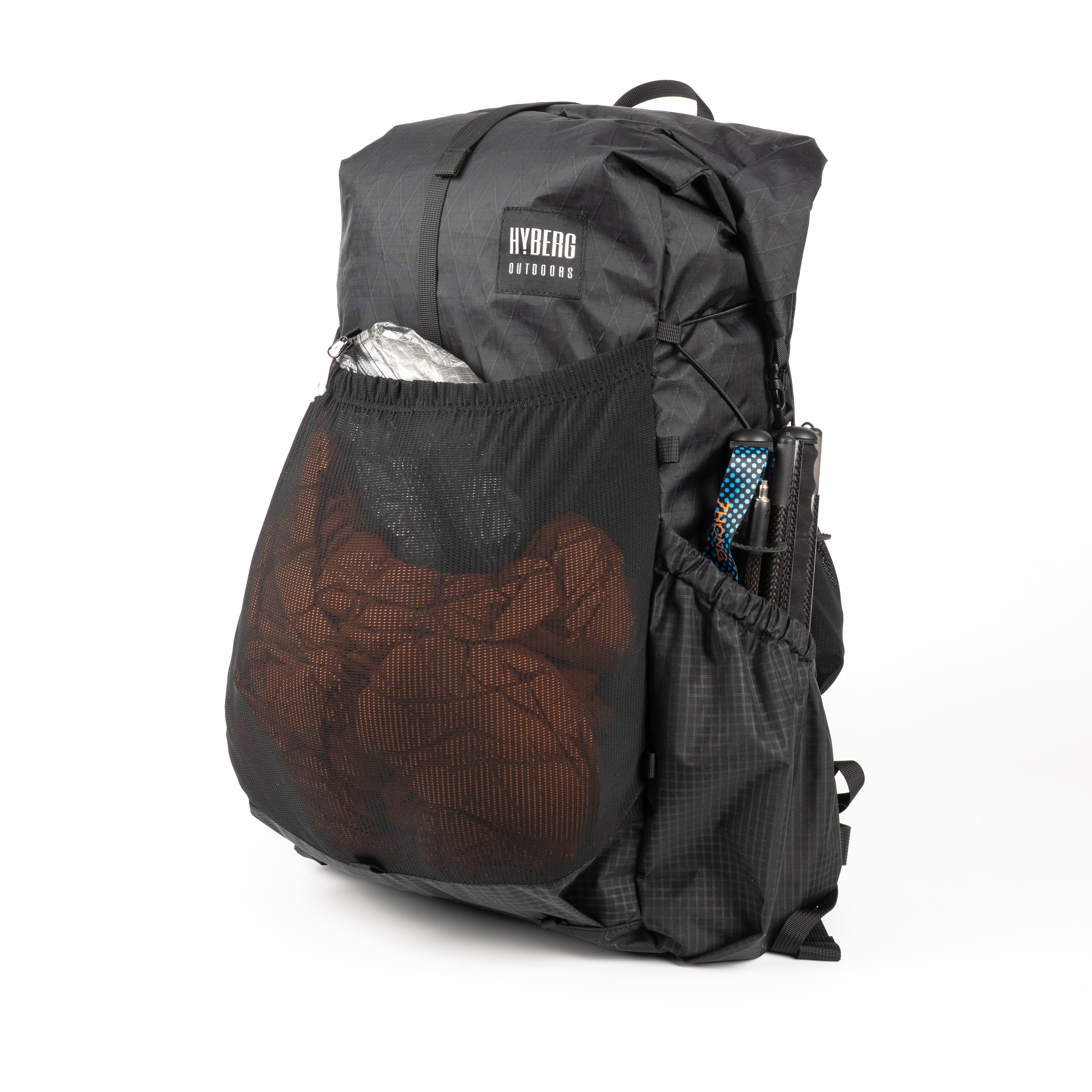 Hyberg Bandit sac à dos 40 L X-Pack noir 480 g roll-top