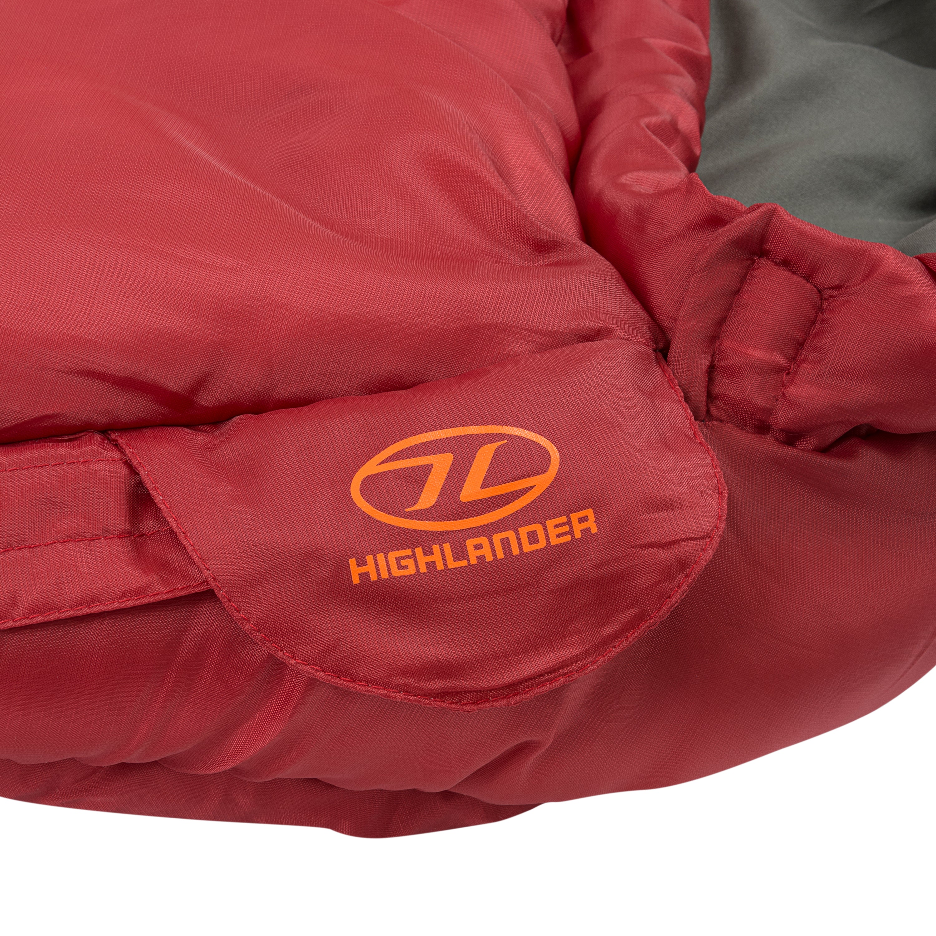 Highlander Echo 250 sac de couchage momie rouge 2-3 saisons