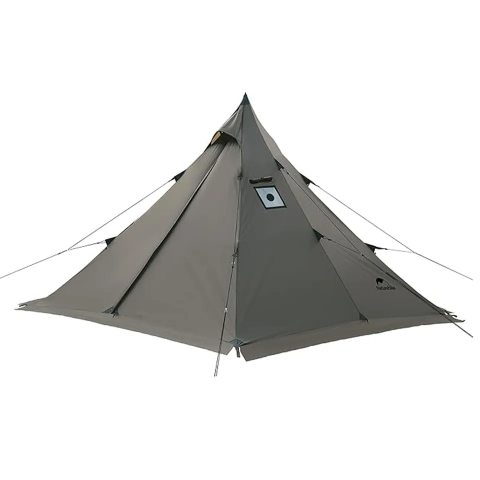 Naturehike Ranch Fire tente tipi 4 personnes vert poêle
