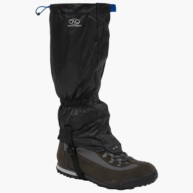 Highlander Glenshee guêtres homme Noir 3000 mm