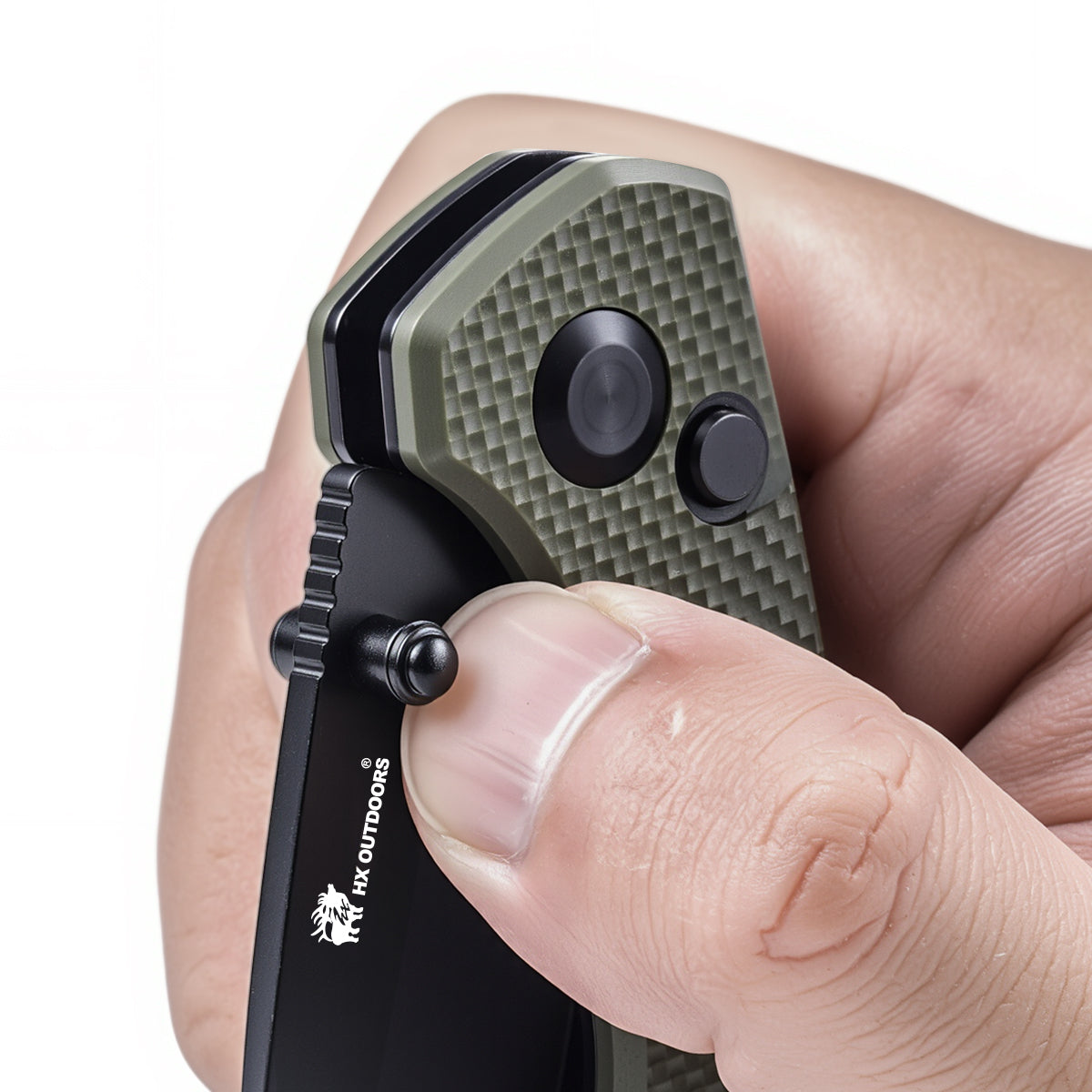 HX Scout ZD-127A-S couteau pliant 68 mm vert