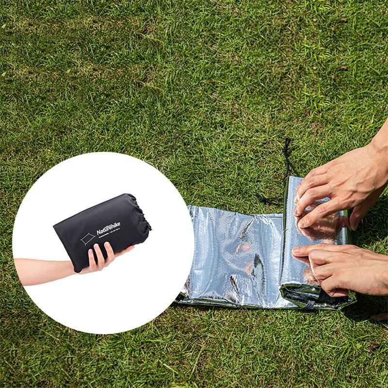 Naturehike tapis de sol camping M 200x200cm PE aluminium étanche