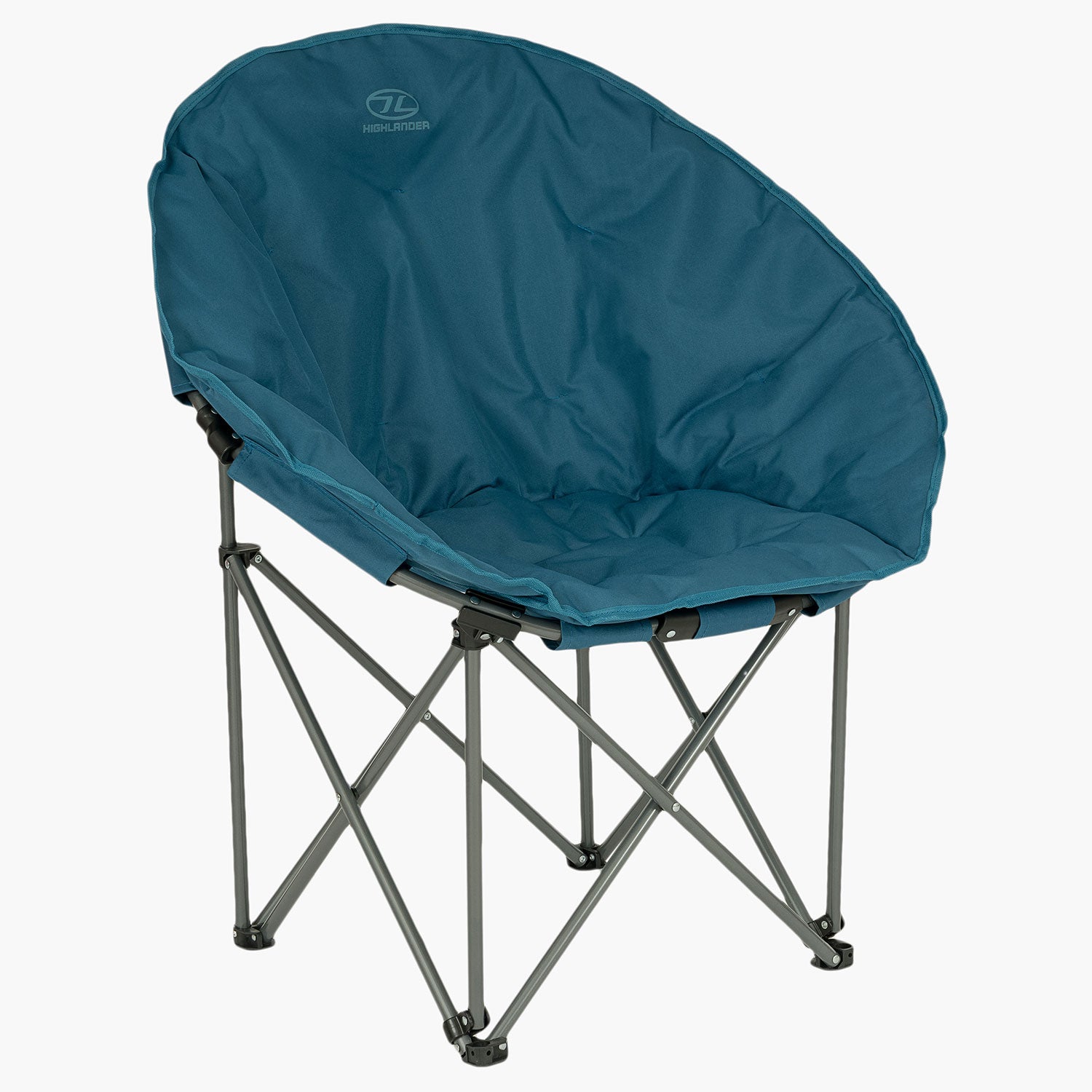 Highlander Furniture Moon Chair chaise camping bleu marine