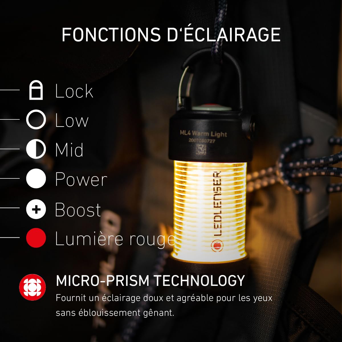 Ledlenser ML4 Warm Light lanterne LED 300 lm 40 h