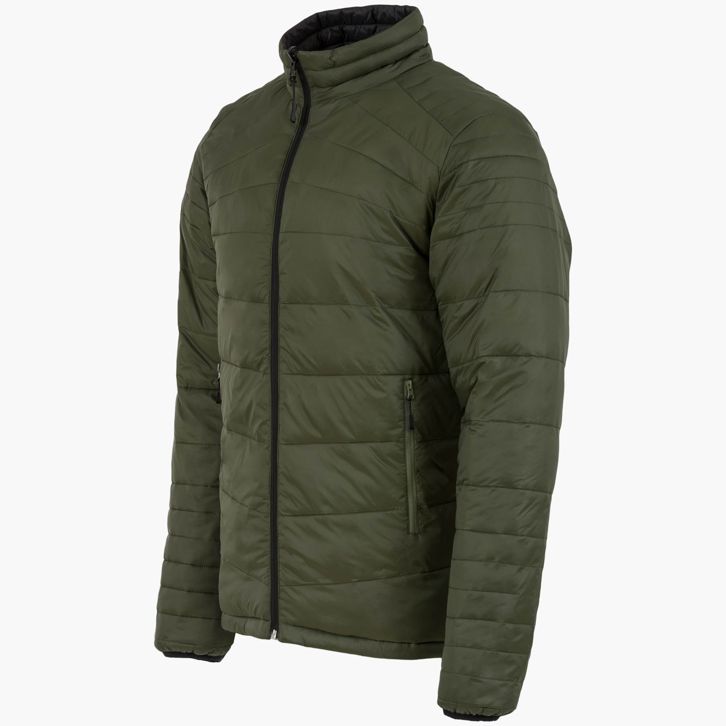 Highlander Reversible veste homme isolée olive noir