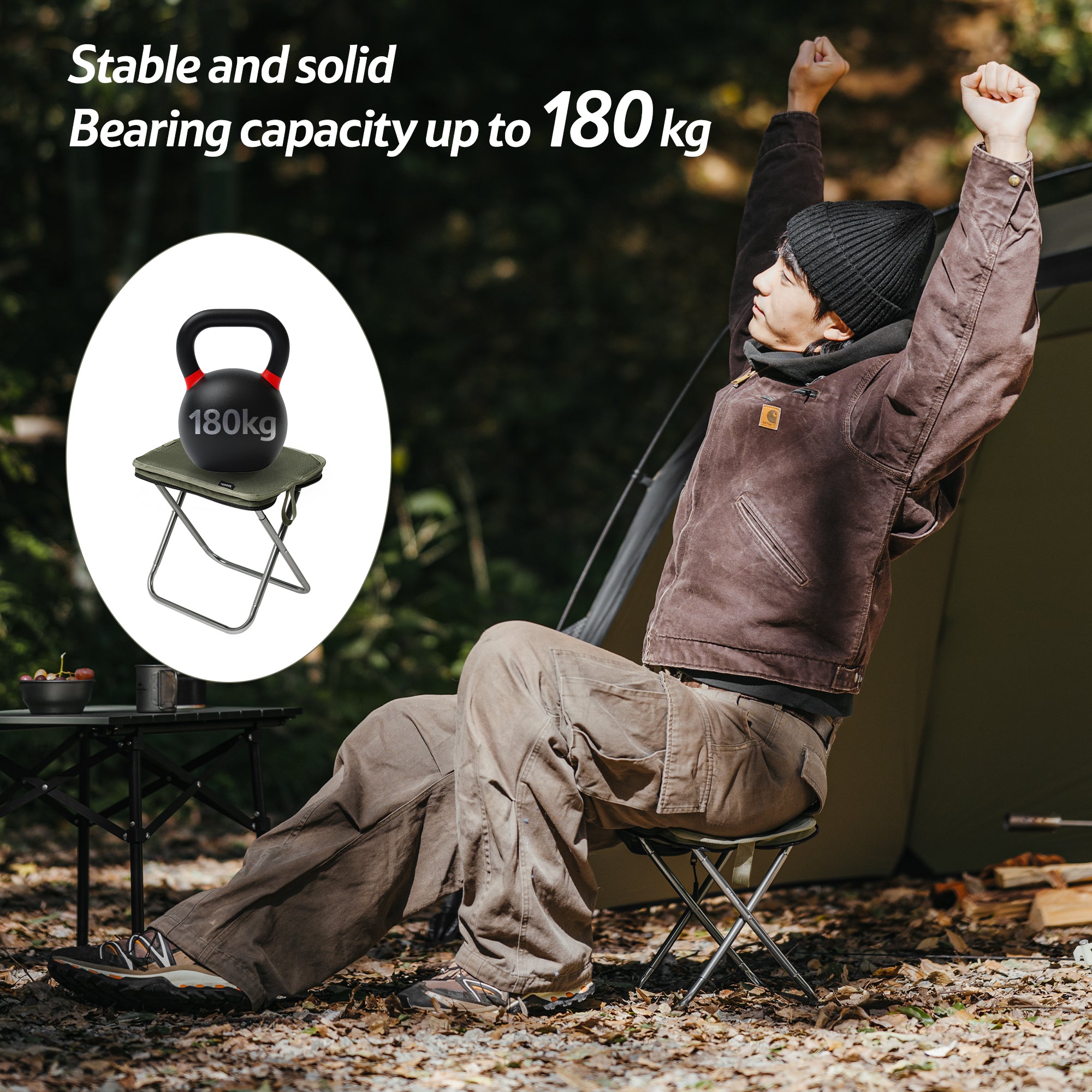 Naturehike PeakLite XL01 tabouret pliant vert 325 g