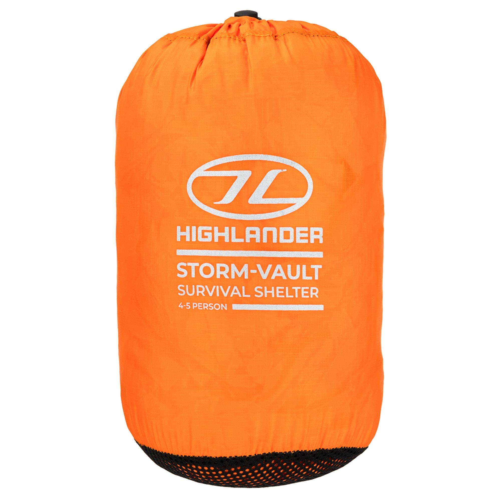Highlander Storm Vault abri de survie 4-5 personnes orange