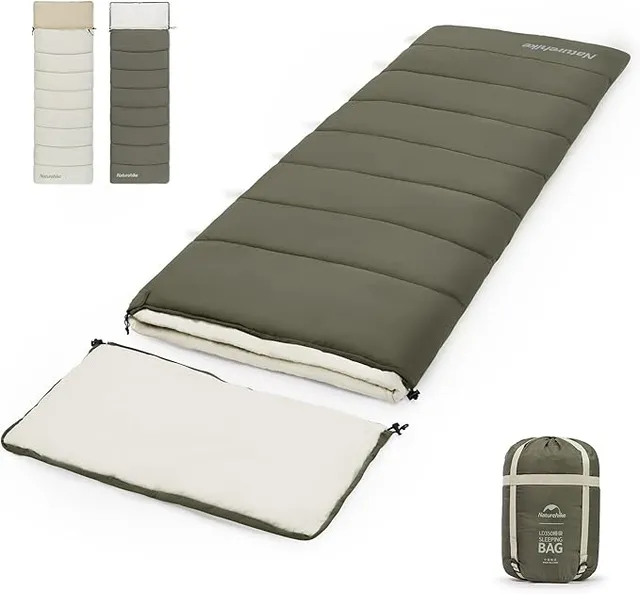 Naturehike LD350 sac de couchage 4 saisons vert foncé