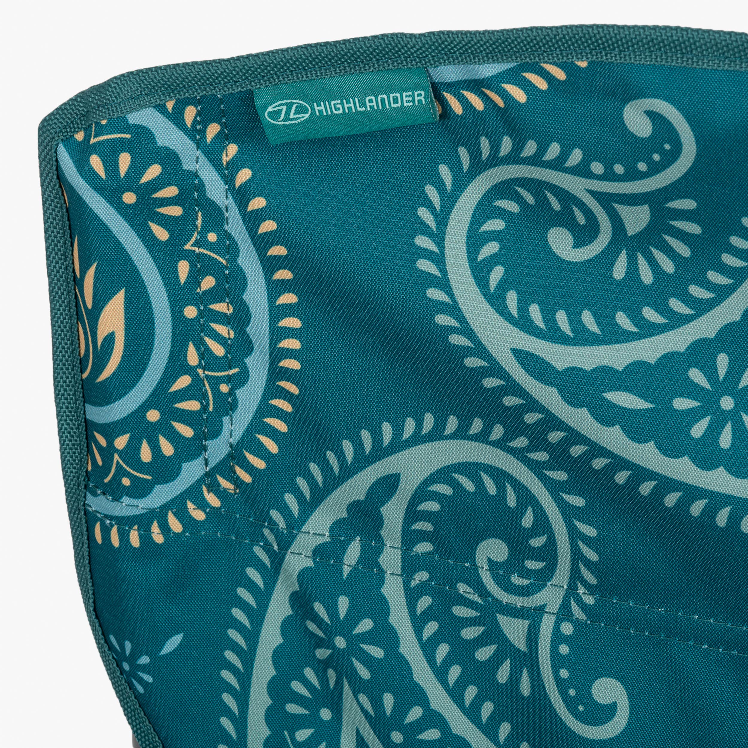 Highlander Stirling chaise camping Paisley Teal 2,4 kg