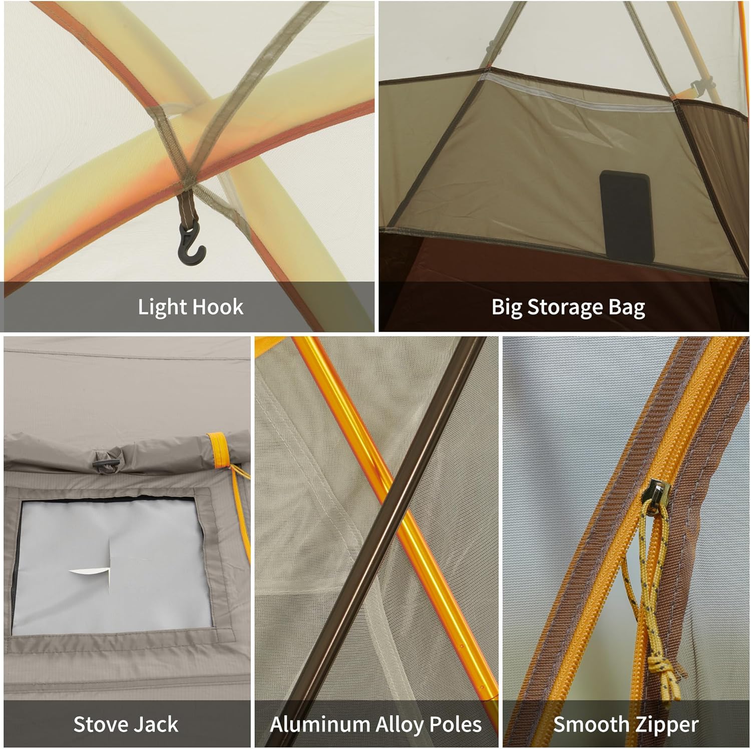 Naturehike KOTA tente camping 6 personnes double couche