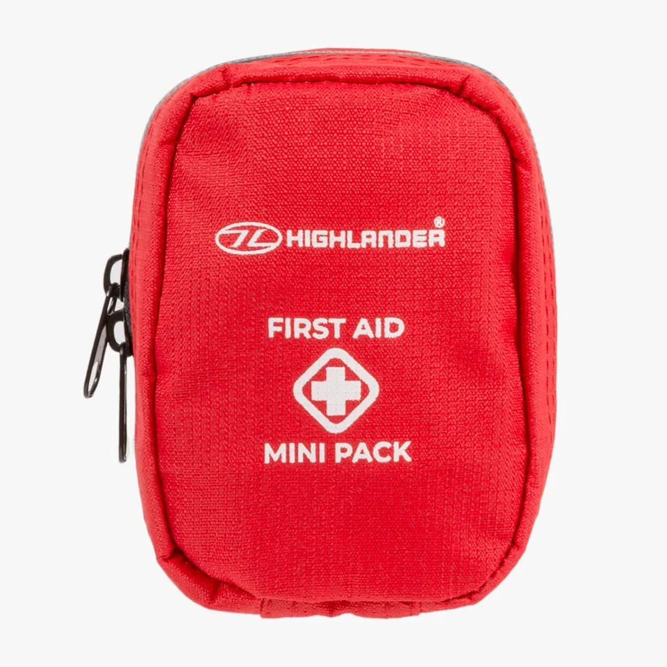 Highlander Mini trousse secours randonnée rouge légère