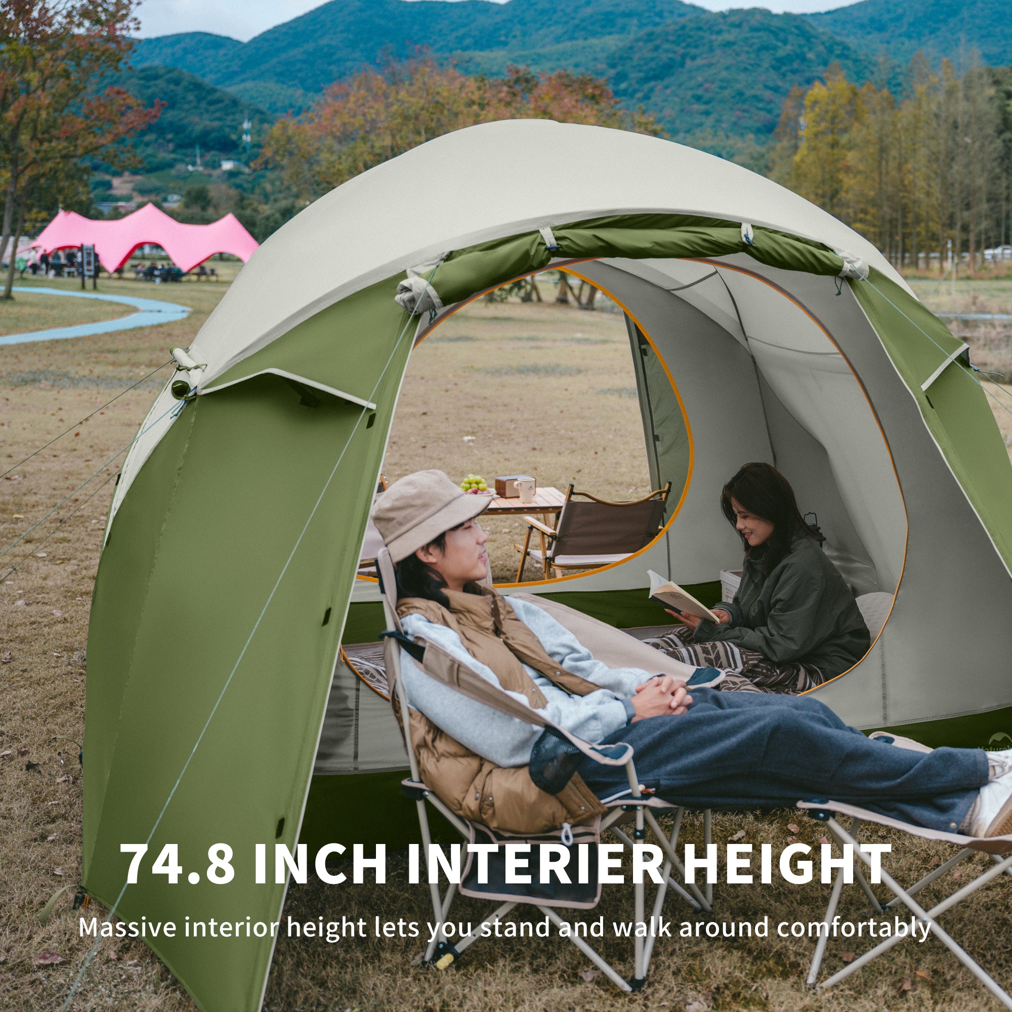 Naturehike KOTA tente camping 4 personnes 1 chambre