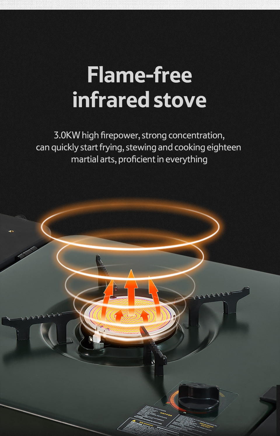 Naturehike Firework 1.0 cuisine camping IGT 3 kW mobile