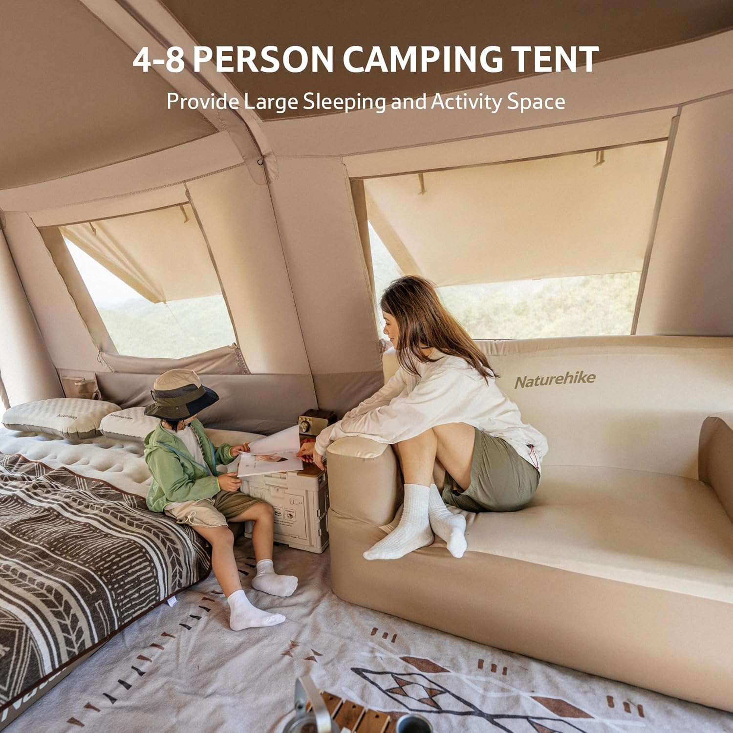 Naturehike Village 13 PRO tente cabine 6 personnes 13m²