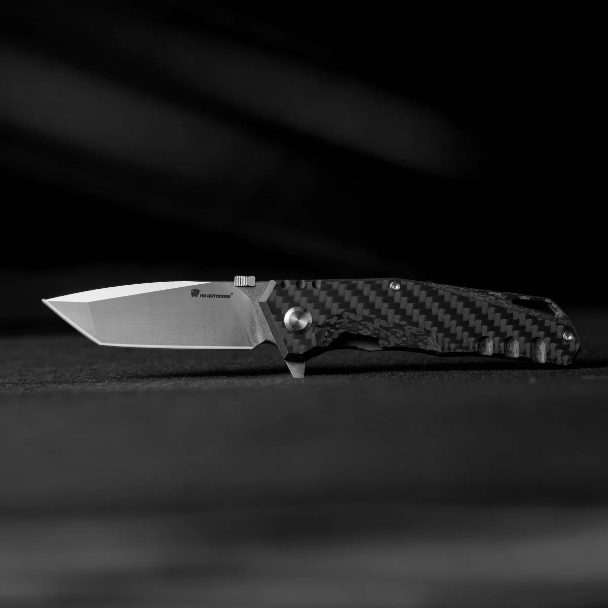 HX Cobra ZD-005 couteau pliant VG10 carbone 70 mm