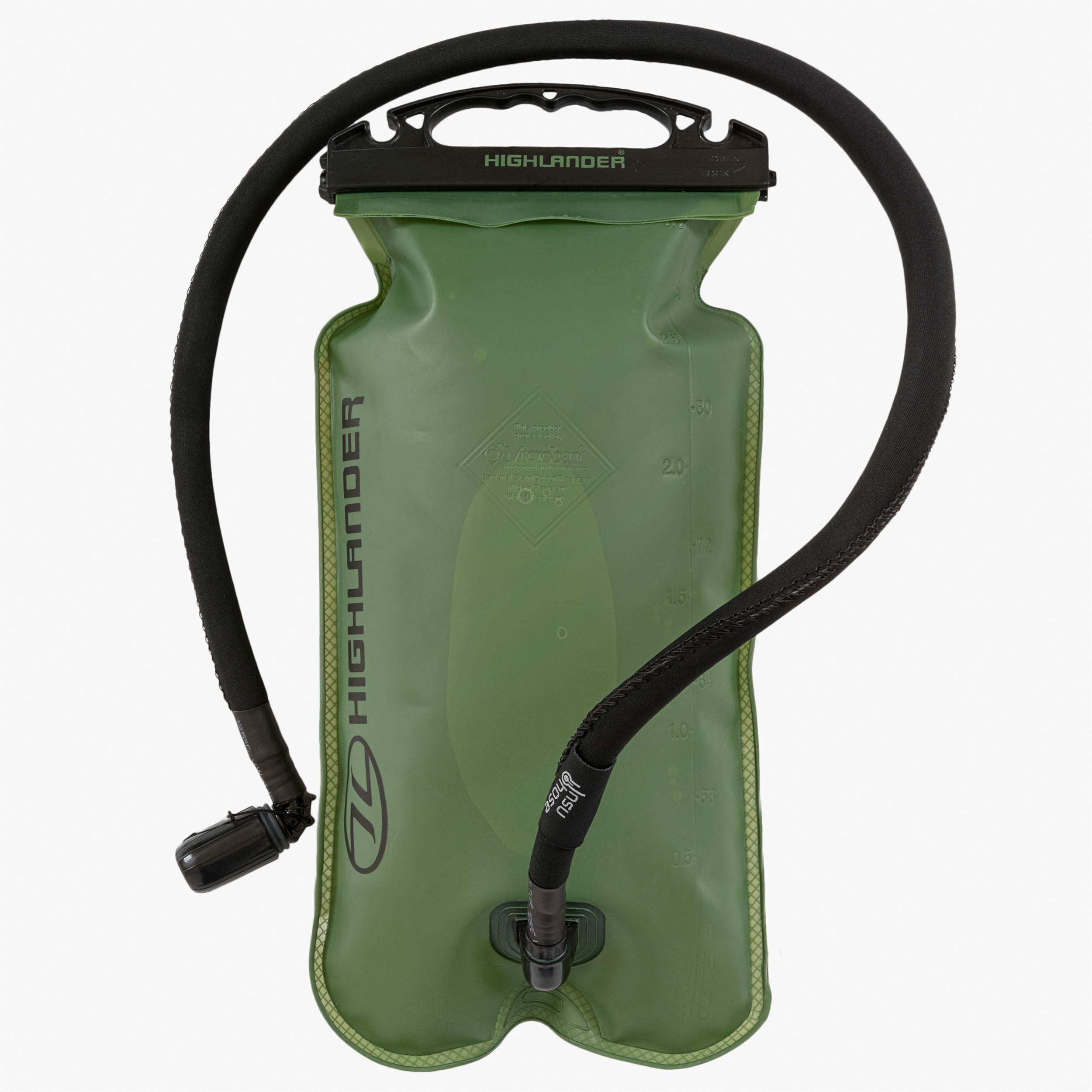 Highlander Travel Essentials poche à eau 3L olive Microban