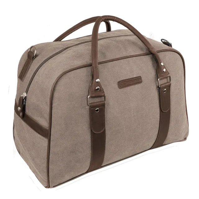 Highlander Marchmont Holdall Toile Voyage 33L Marron