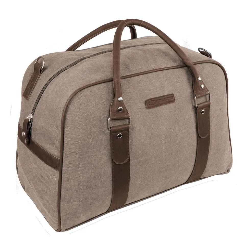 Highlander Marchmont Holdall Toile Voyage 33L Marron