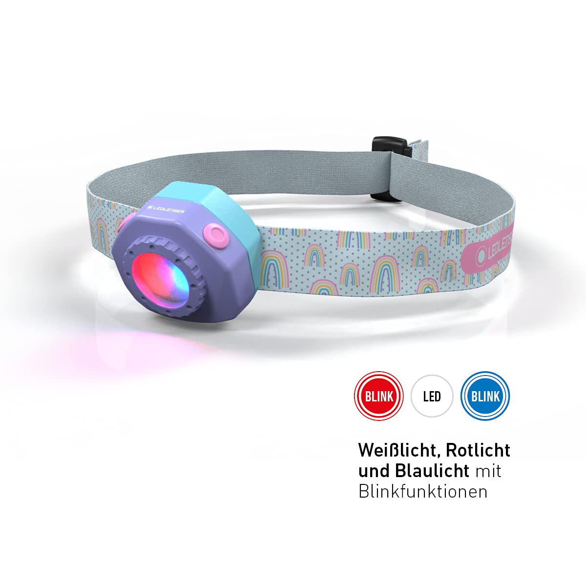 Ledlenser KidLED4R lampe frontale enfant licorne 25 g