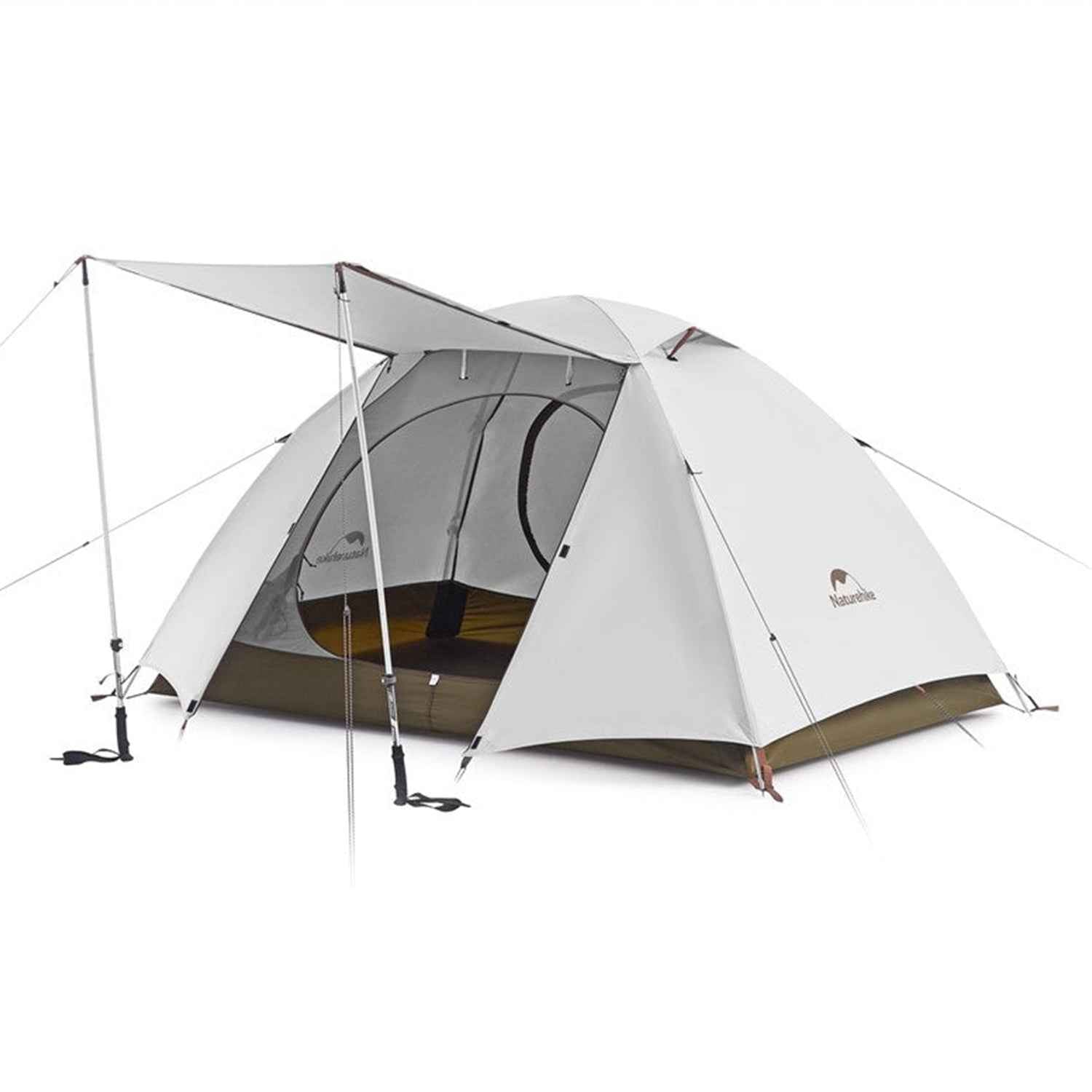 Naturehike Cloud River tente camping 3 personnes marron 3,1 kg