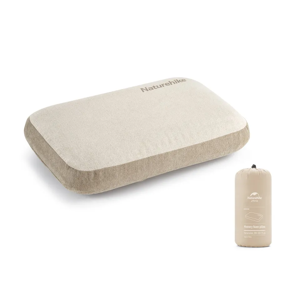 Naturehike Xinmian oreiller camping mémoire Beige carré