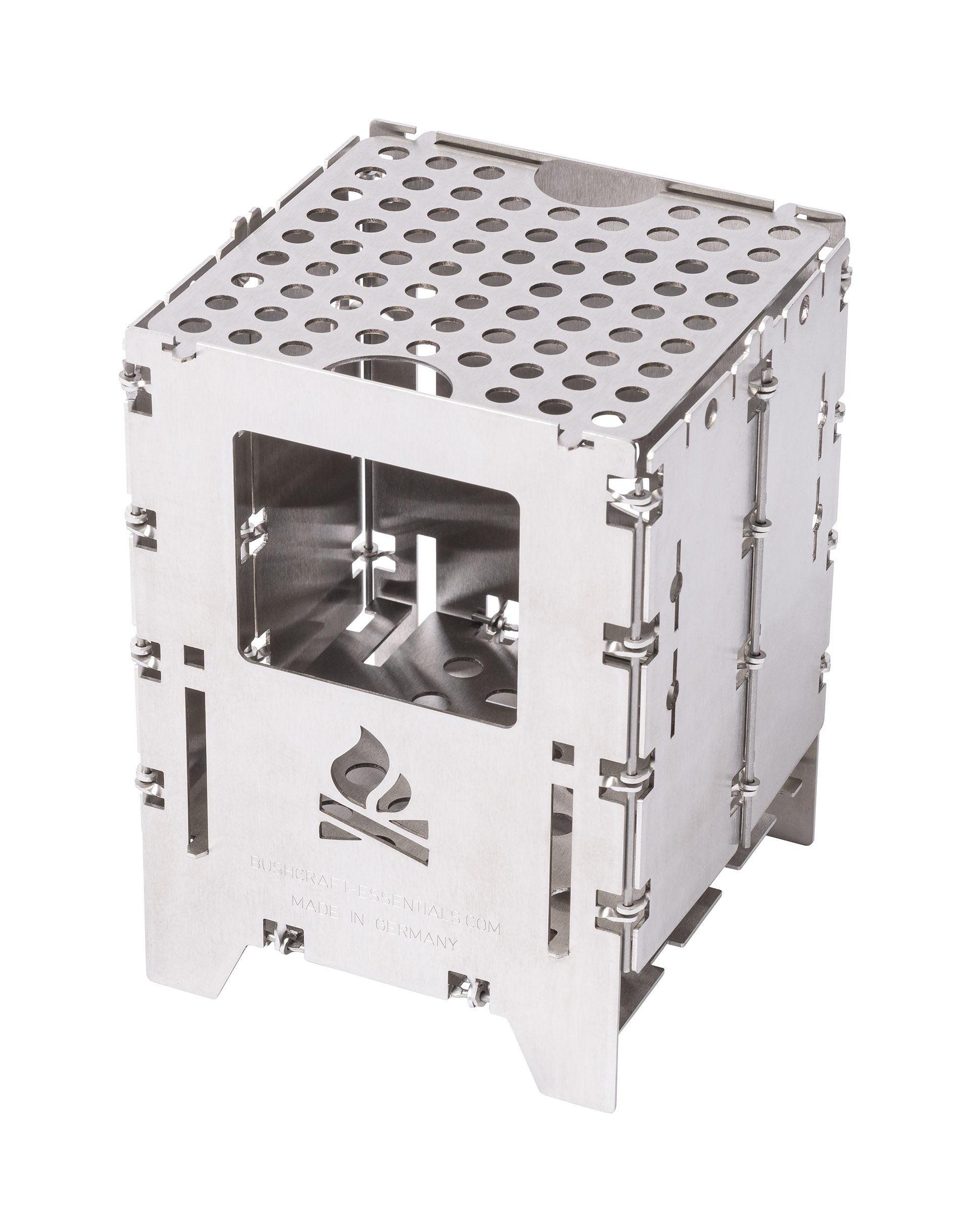 Bushcraft Essentials Universalrost Bushbox LF grille inox